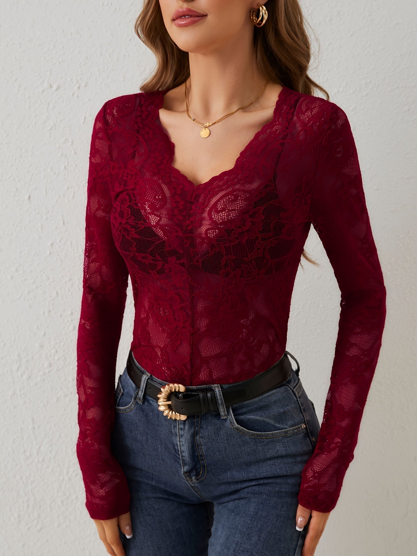 Ashlyn | Stijlvol en Comfortabel Kantshirt