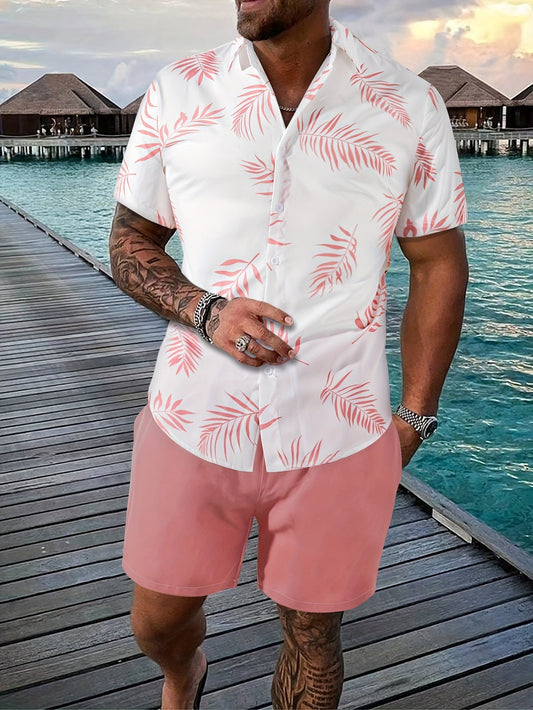 Gavin | Classic Shirt and Shorts Set Men