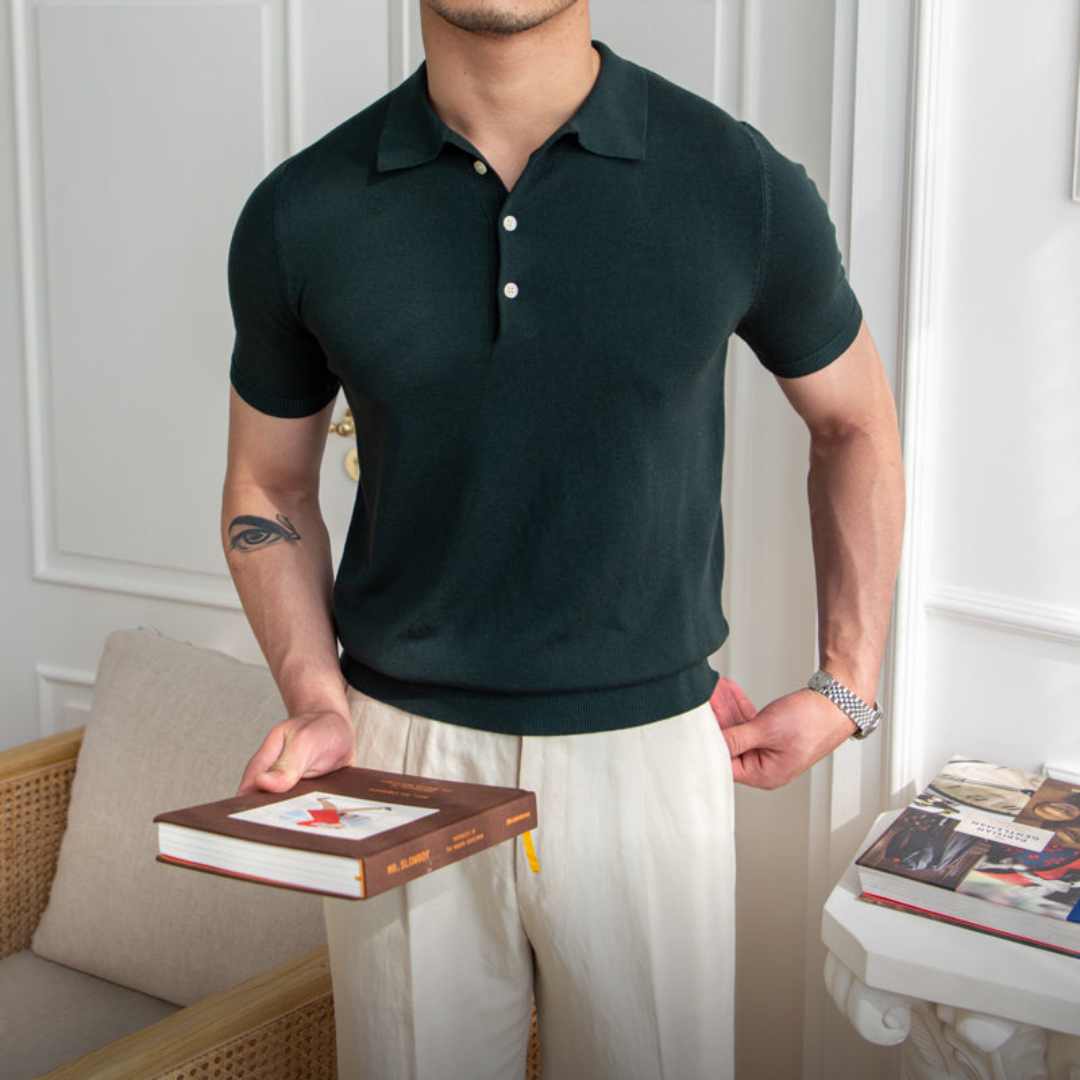 Dylan | Stijlvolle Slim Fit Polo Voor Heren