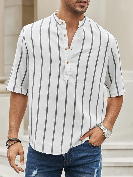 Franklin | Stylish Striped Shirt Men