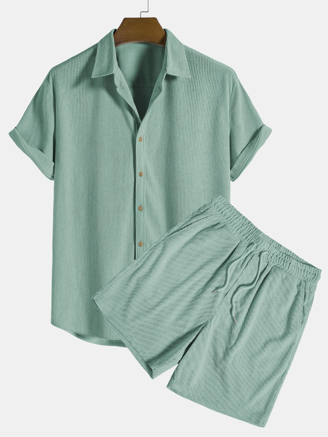 Theodore | Trendy Overhemd en Short Set Heren