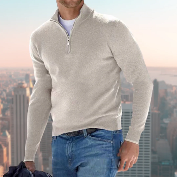 Topman | Heren sweatshirt met kwart rits
