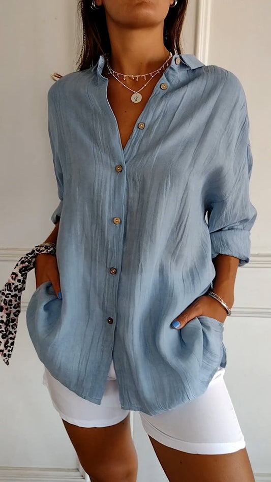 Kylie | Button-down shirt with pocket