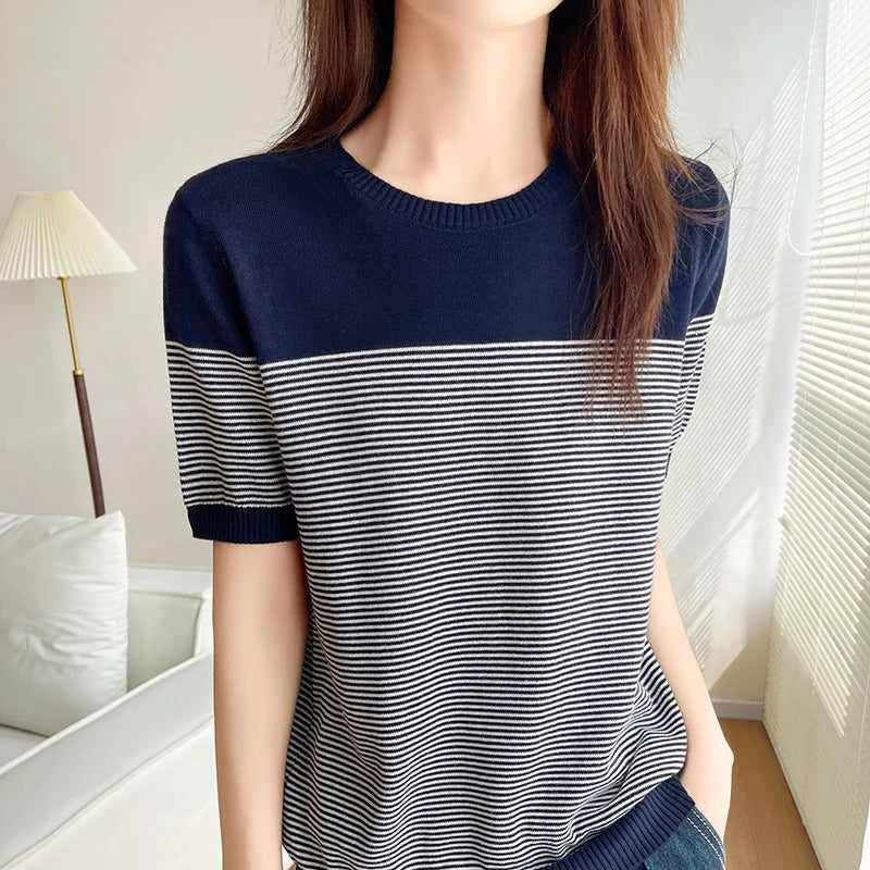 Lauren | Stijlvol Casual Gestreept Shirt