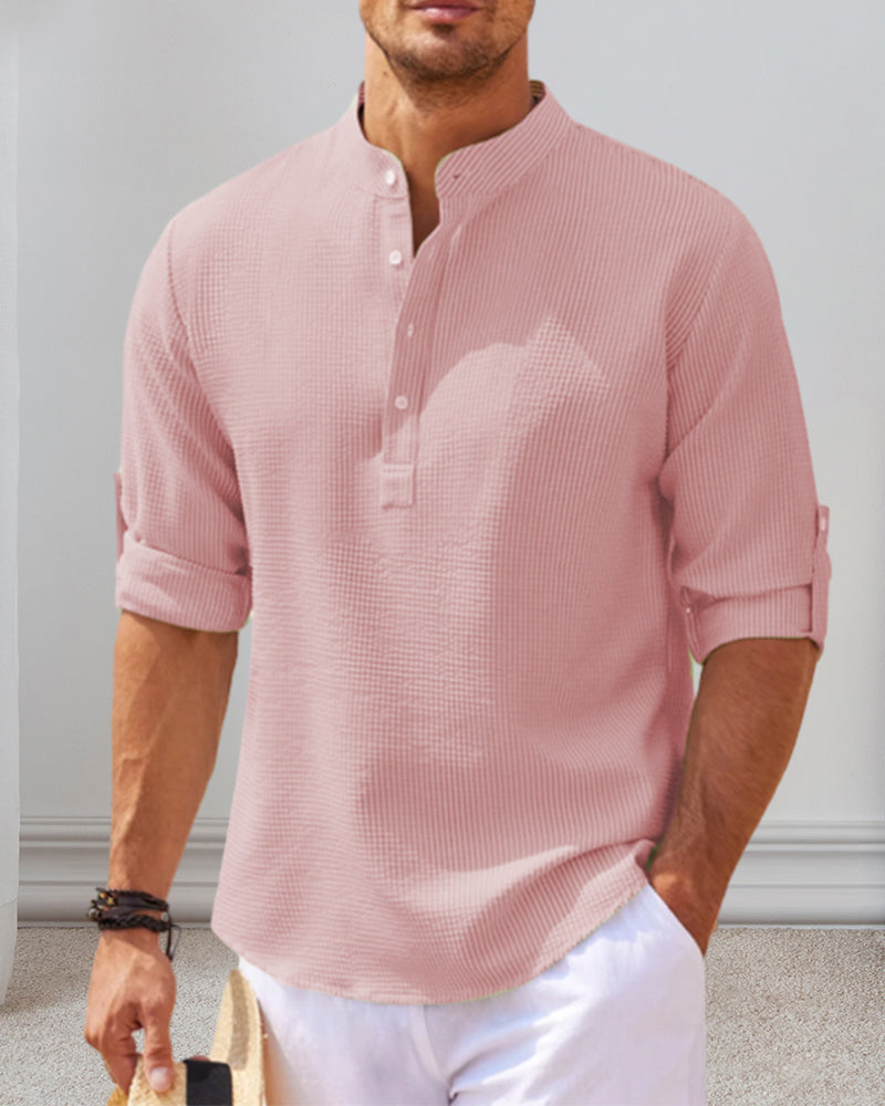Ronan | Effen Casual Overhemd Heren