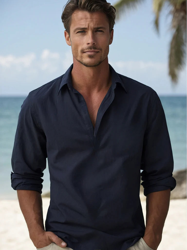 Jacob | Heren Zomer Linnen Shirt