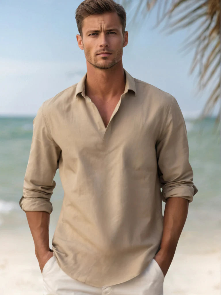 Jacob | Heren Zomer Linnen Shirt