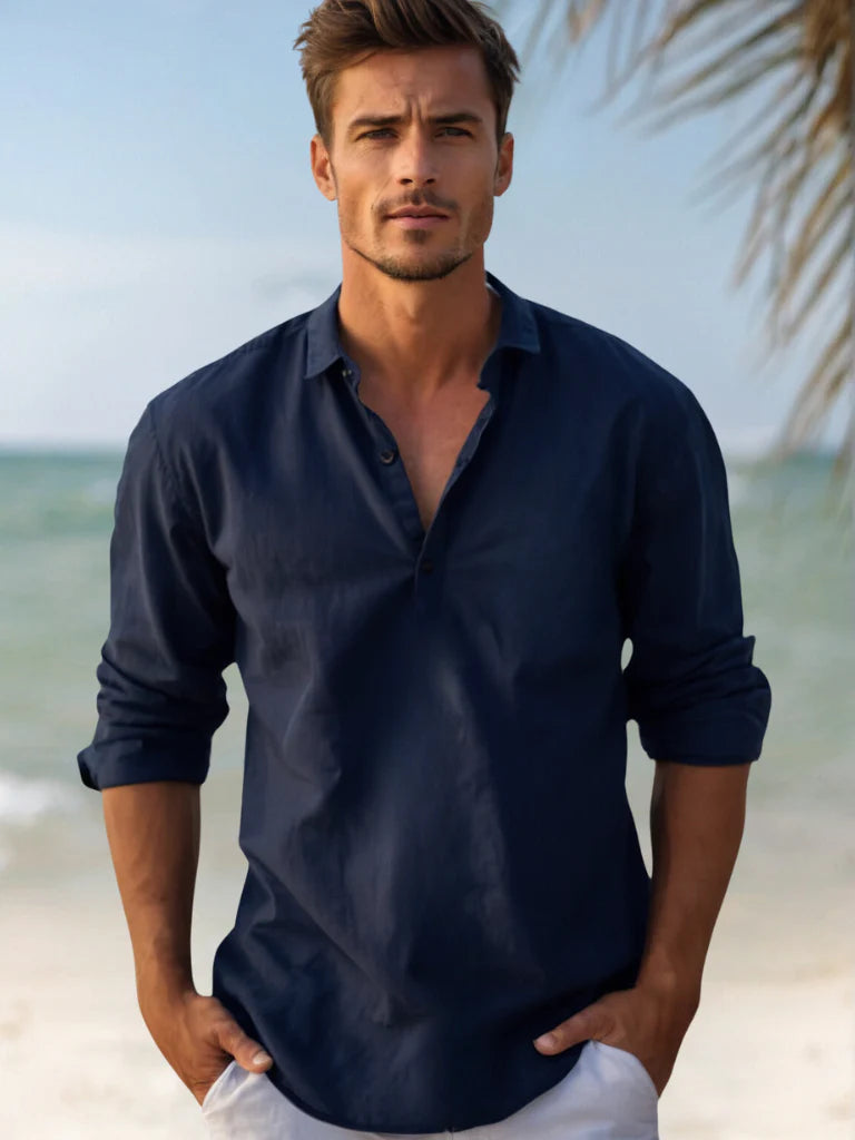Jacob | Heren Zomer Linnen Shirt