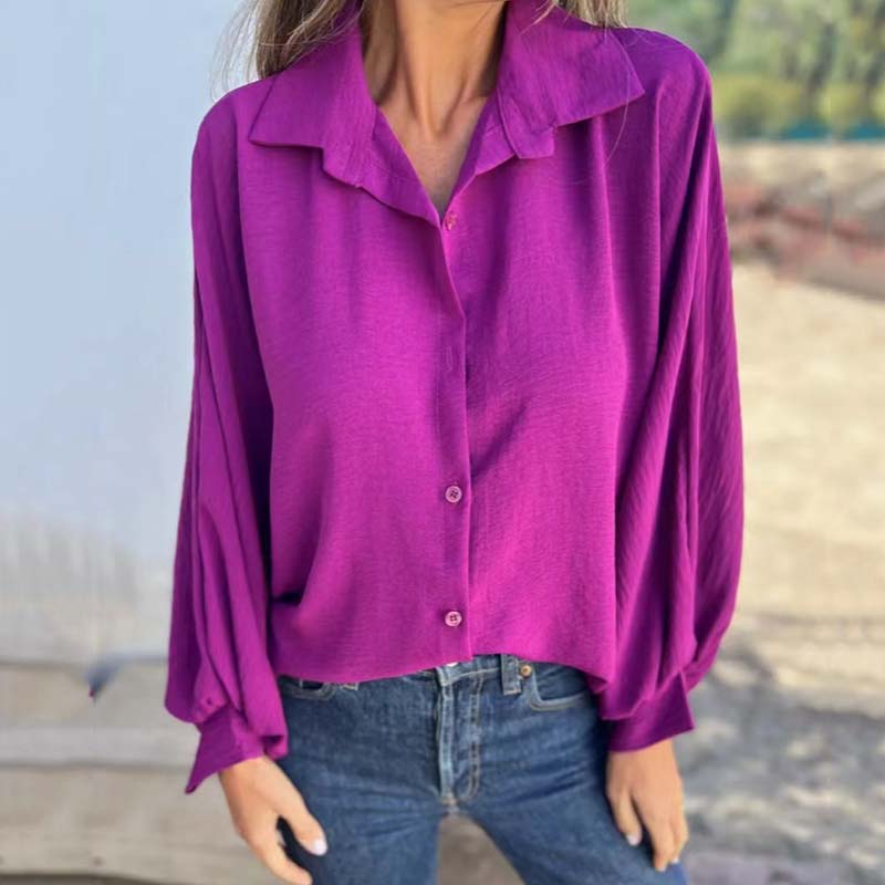 Vanessa | Casual Blouse Met Knoopsluiting