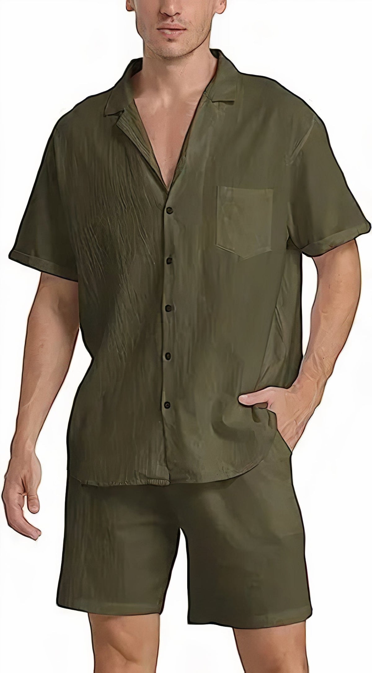 Jayden | Casual Overhemd & Shorts Set
