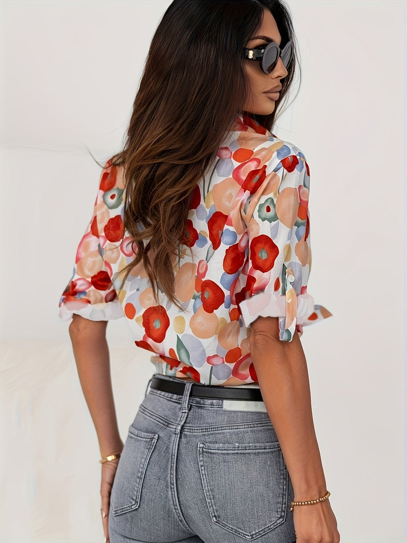 Norah | Stijlvolle Bloemenblouse Dames