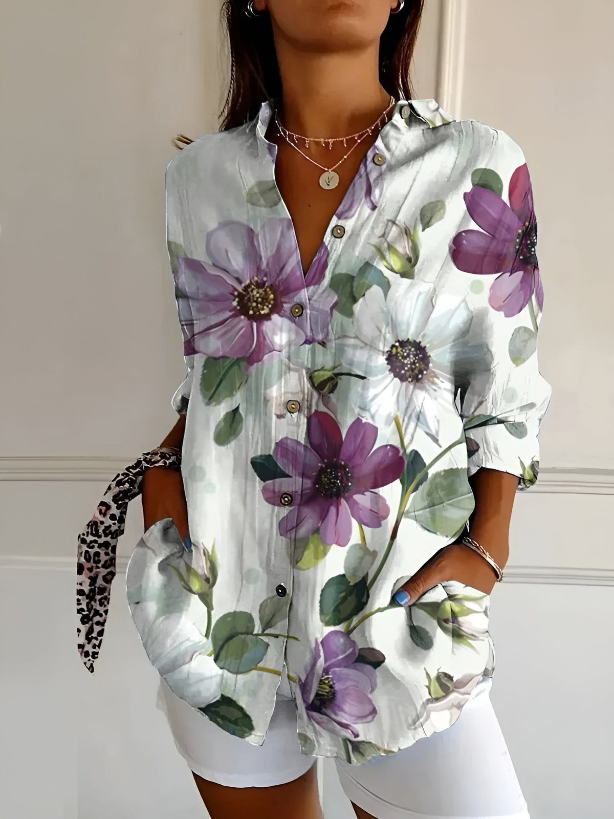 Heidi | Artistiek Polkadot Shirt
