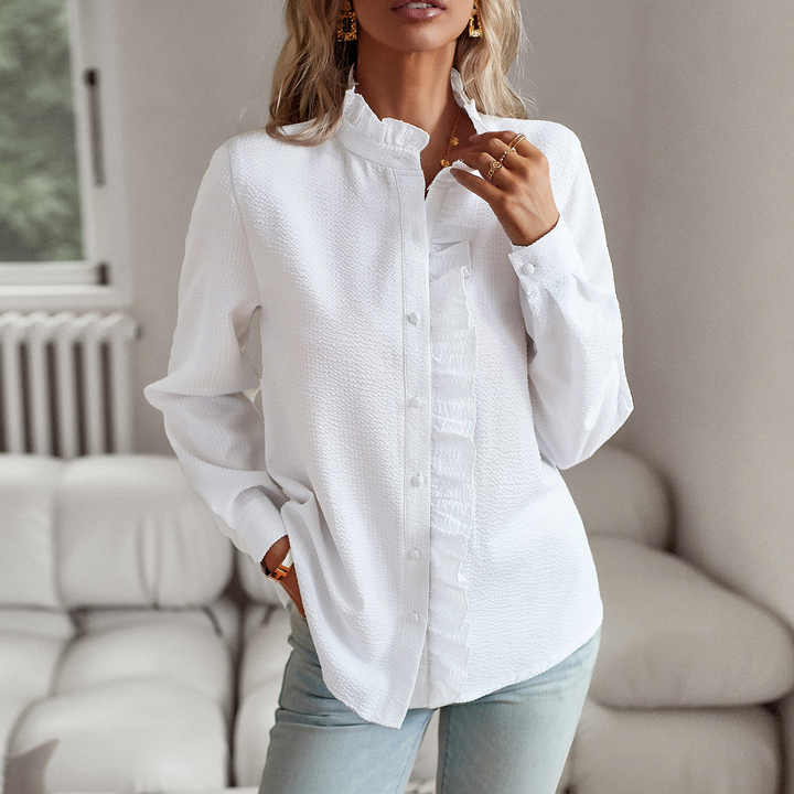 Alena | Blouse met Knopen voor Dames