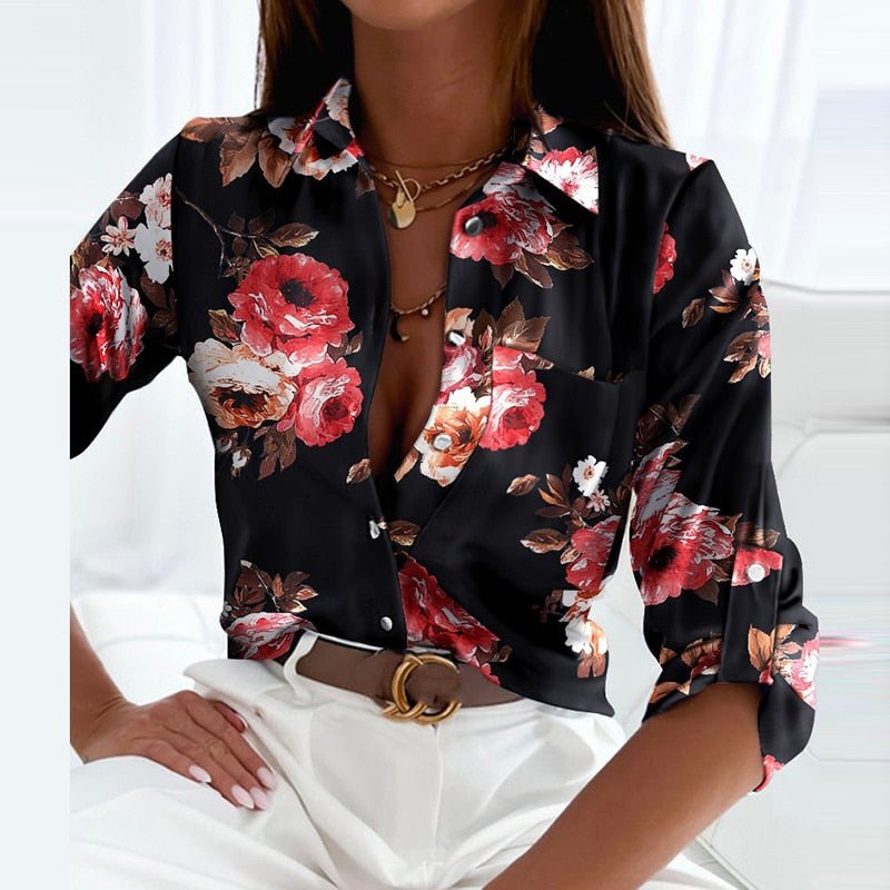 Lisa | Smart casual blouse omslagkraag | Tijdelijke stapeldeal