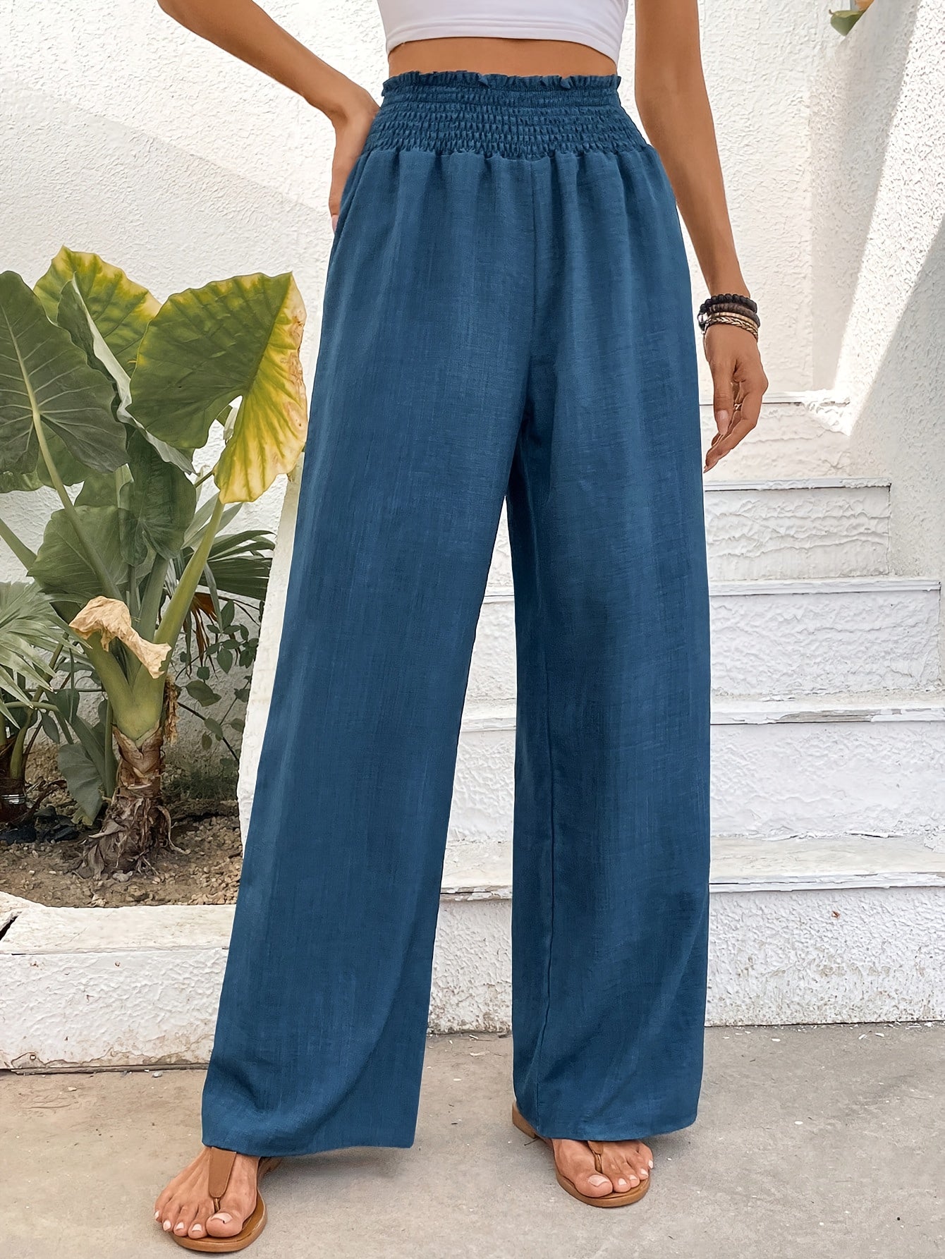 Samantha | Elegante Casual Wijde Broek