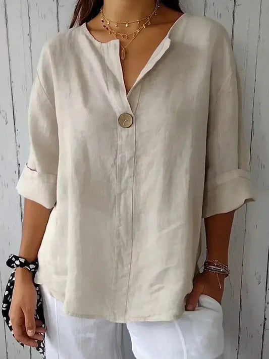 Sabrina | Stilvolle Bluse mit Knopfdetail