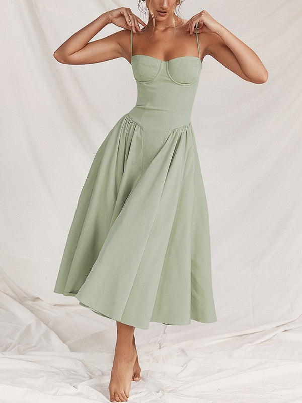 Andrea | Dames Flatterende Midi Jurk