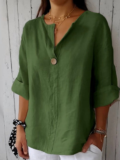 Sabrina | Stilvolle Bluse mit Knopfdetail
