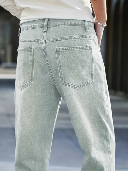 Jonah | Casual Zomerjeans met Rechte Pijpen voor Heren