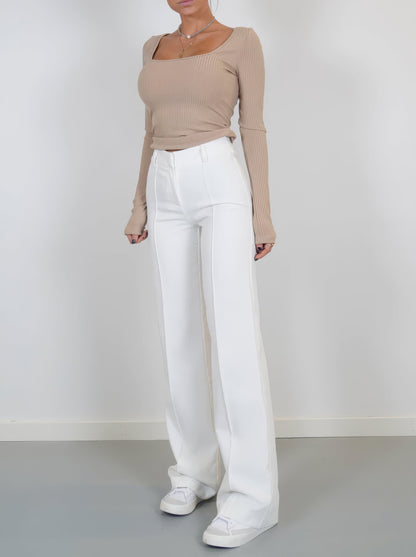 Nora | Stijlvolle Klassieke Wijde Broek