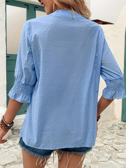 Brianna | Elegante Oogjes Damesblouse
