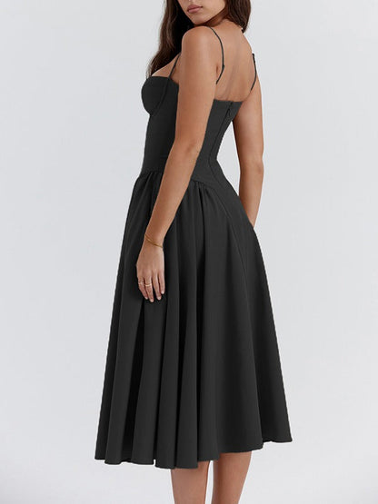 Andrea | Dames Flatterende Midi Jurk