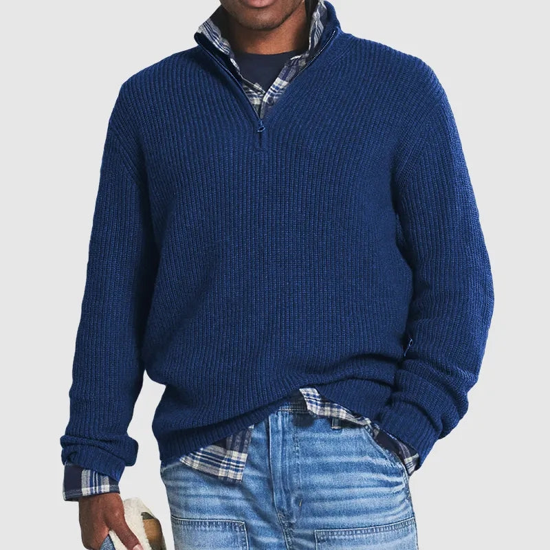 Wade | Heren casual gebreide trui