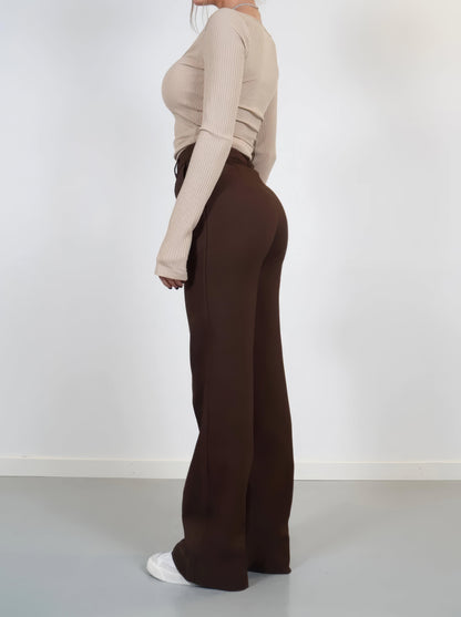 Nora | Stijlvolle Klassieke Wijde Broek