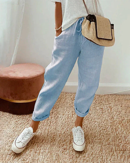 Cecilia | Casual Broek met Trekkoord