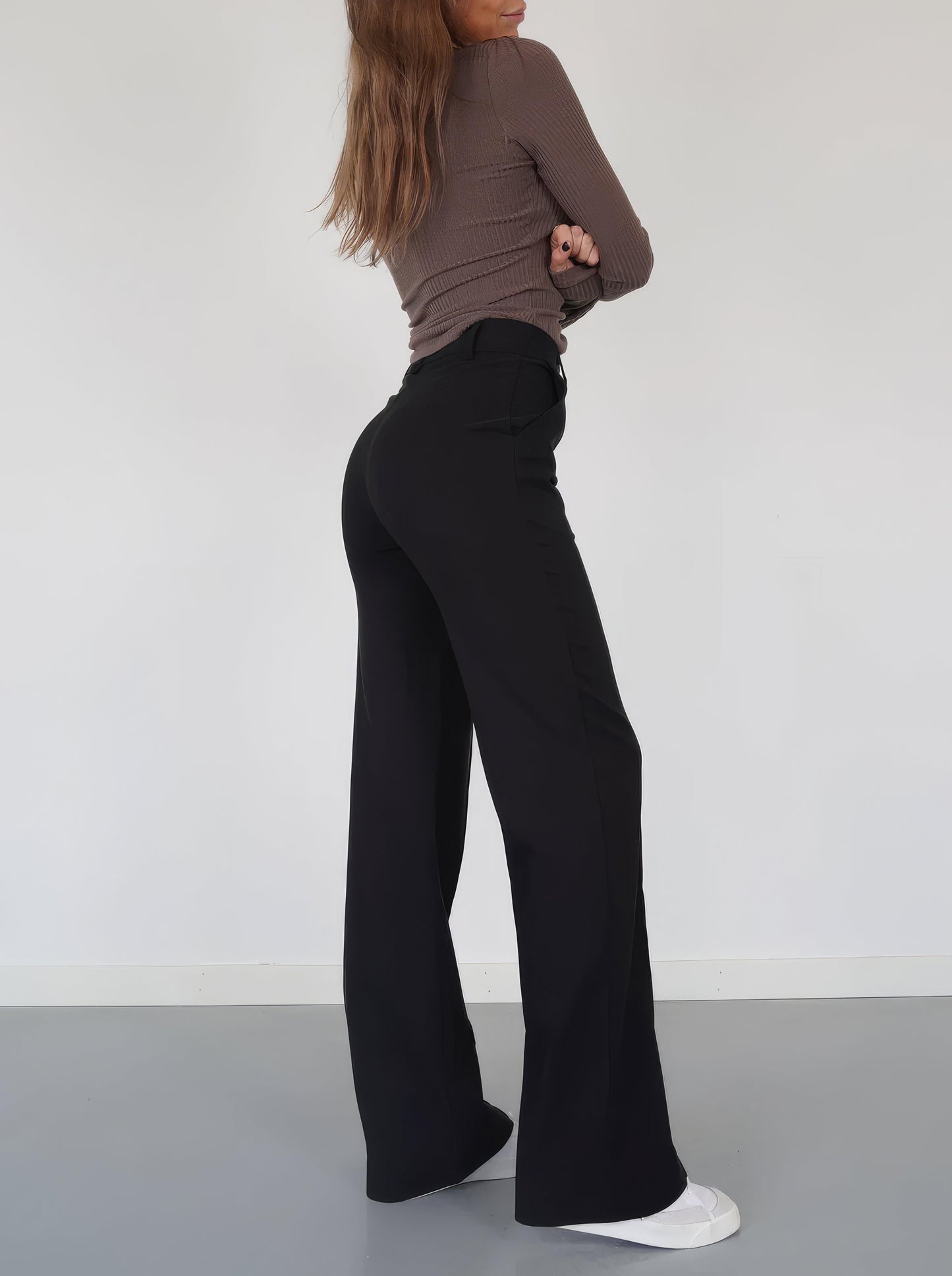 Nora | Stijlvolle Klassieke Wijde Broek