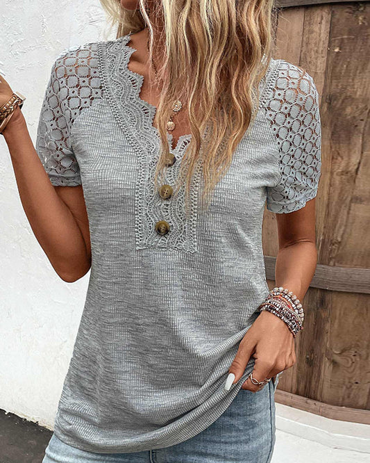 Willow | Stijlvol en Comfortabel Kantshirt