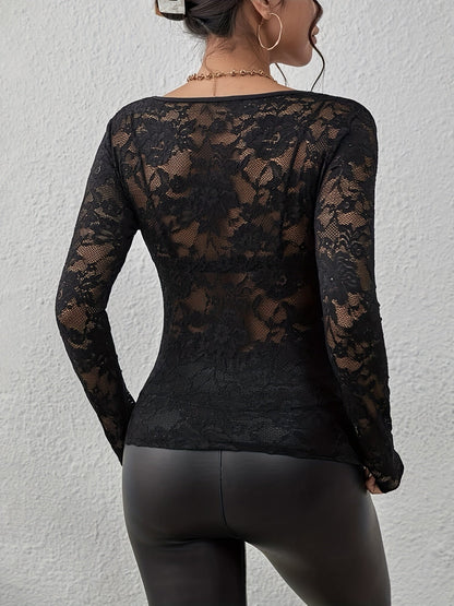 Ashlyn | Stijlvol en Comfortabel Kantshirt