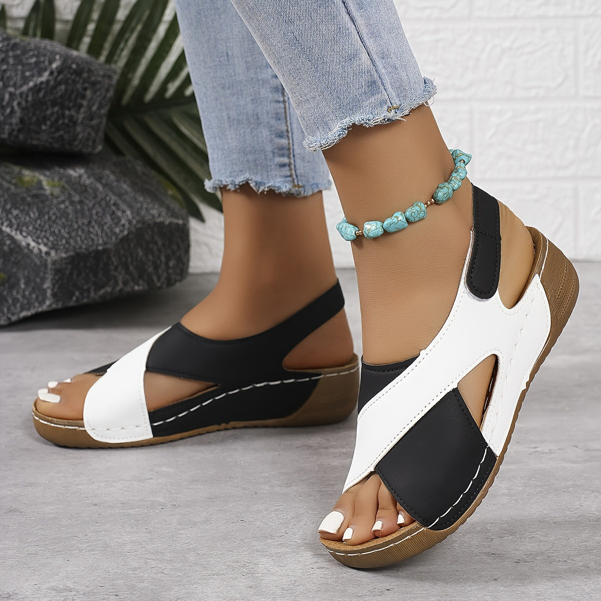 Sarah | Leren Orthopedische Sandalen