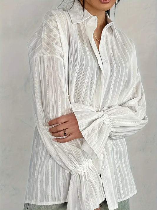 Maisie | Elegante Blouse met Mouwen voor Dames
