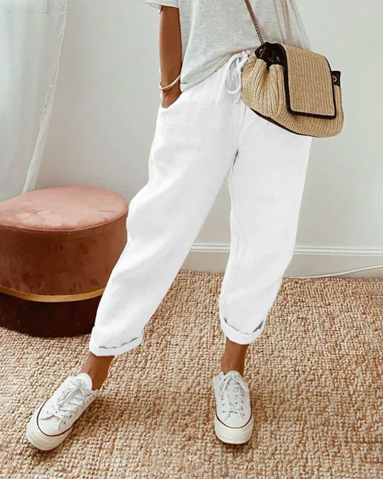 Cecilia | Casual Broek met Trekkoord