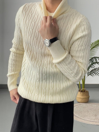 Simon | Casual wollen heren coltrui