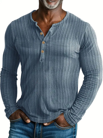 Iconic | Stijlvolle Kabelgebreide Henley