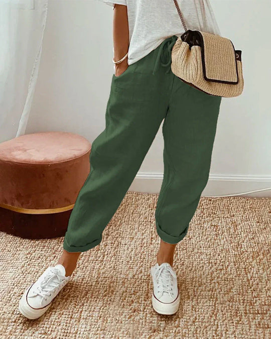 Cecilia | Casual Broek met Trekkoord