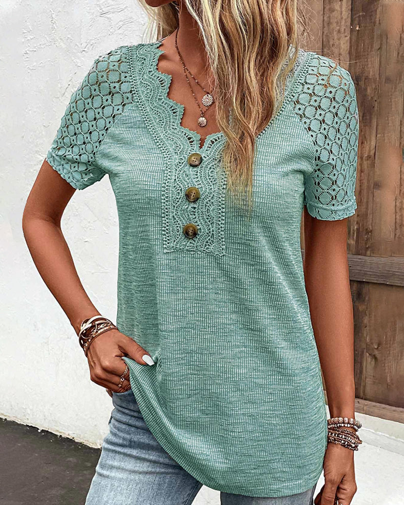 Willow | Stijlvol en Comfortabel Kantshirt