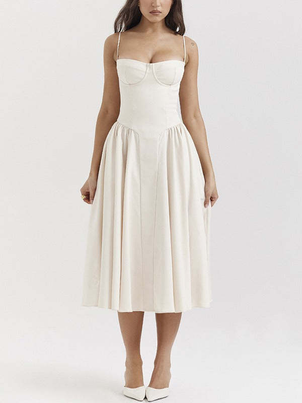 Andrea | Dames Flatterende Midi Jurk