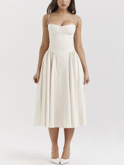 Andrea | Dames Flatterende Midi Jurk