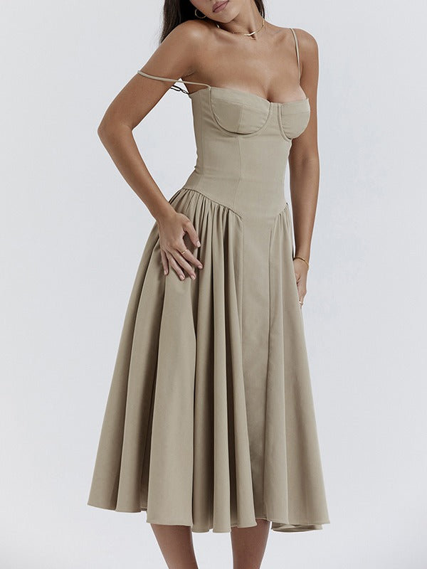 Andrea | Dames Flatterende Midi Jurk