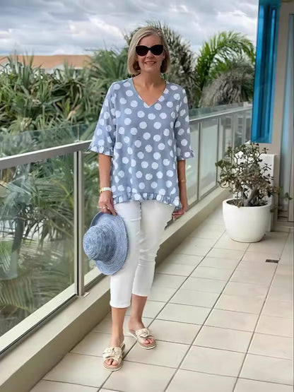 Bailey | Elegante Blouse met V-Hals