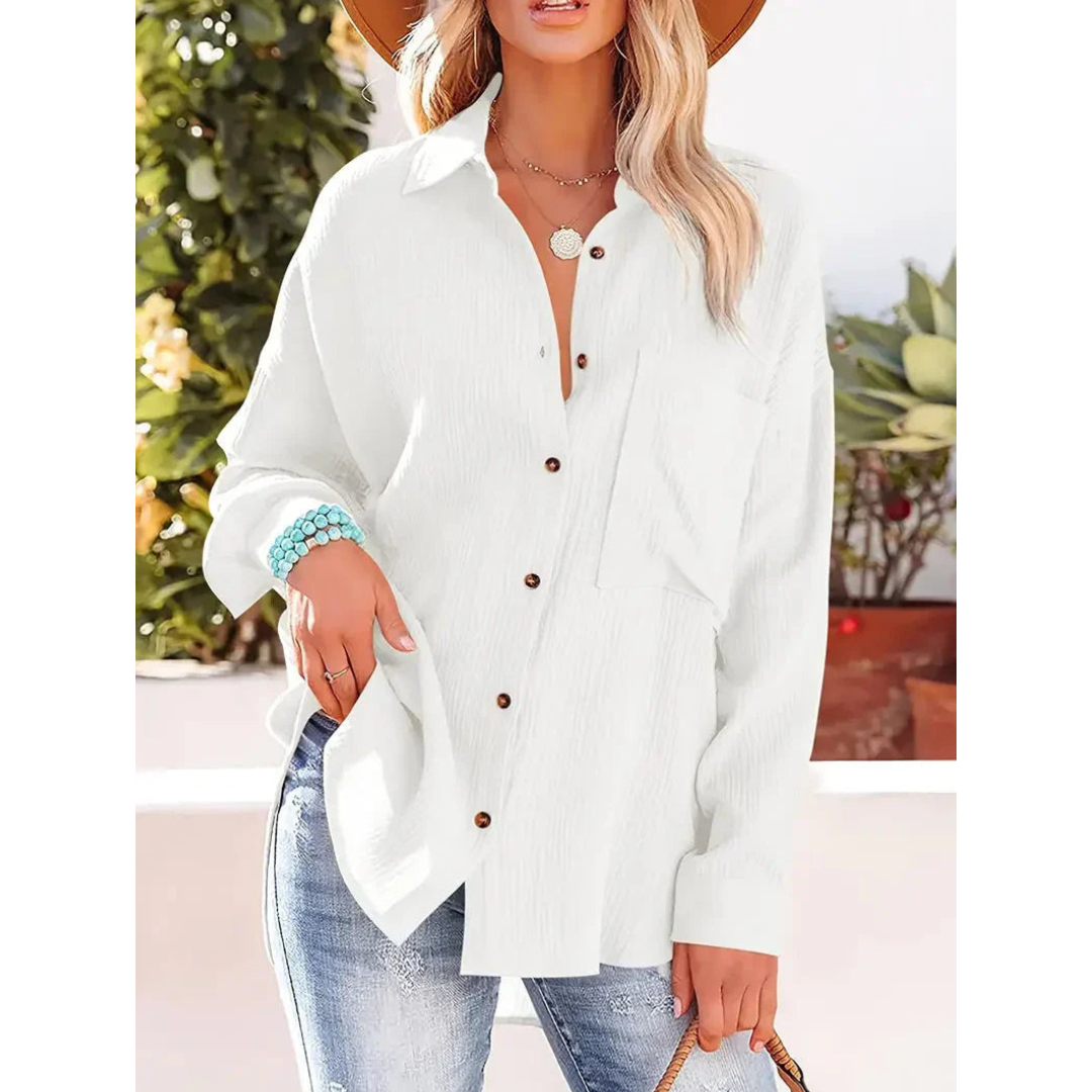 Delilah | Luchtig Casual Overhemd met Knopen