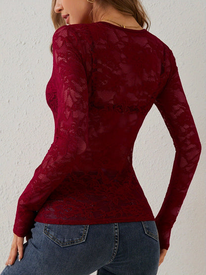 Ashlyn | Stijlvol en Comfortabel Kantshirt