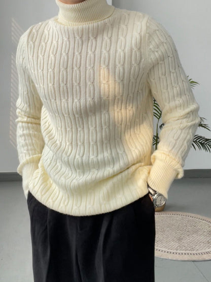 Simon | Casual wollen heren coltrui