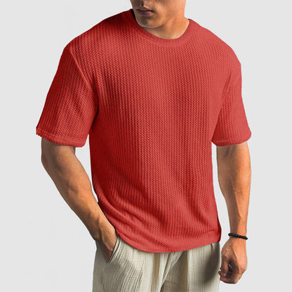 Alex | Stijlvolle Wafelgebreide Shirt