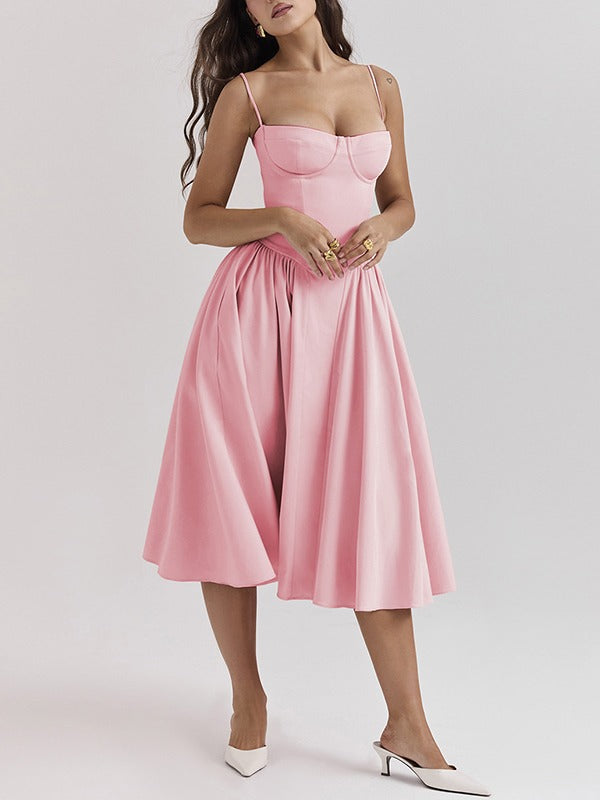 Andrea | Dames Flatterende Midi Jurk