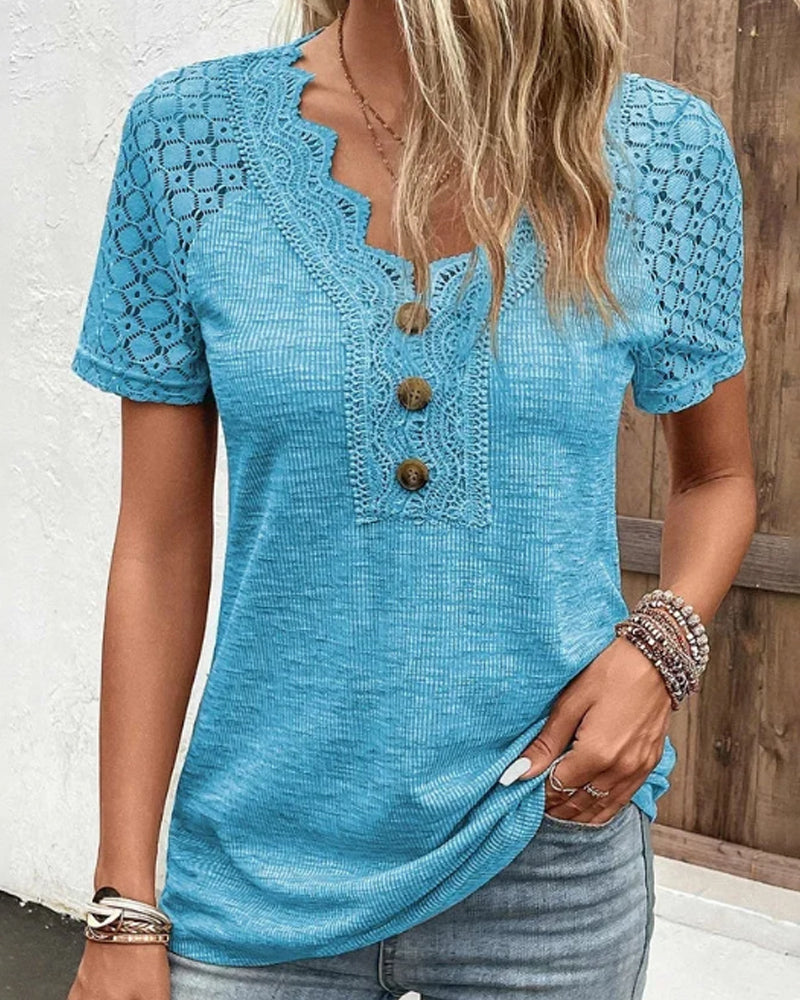 Willow | Stijlvol en Comfortabel Kantshirt
