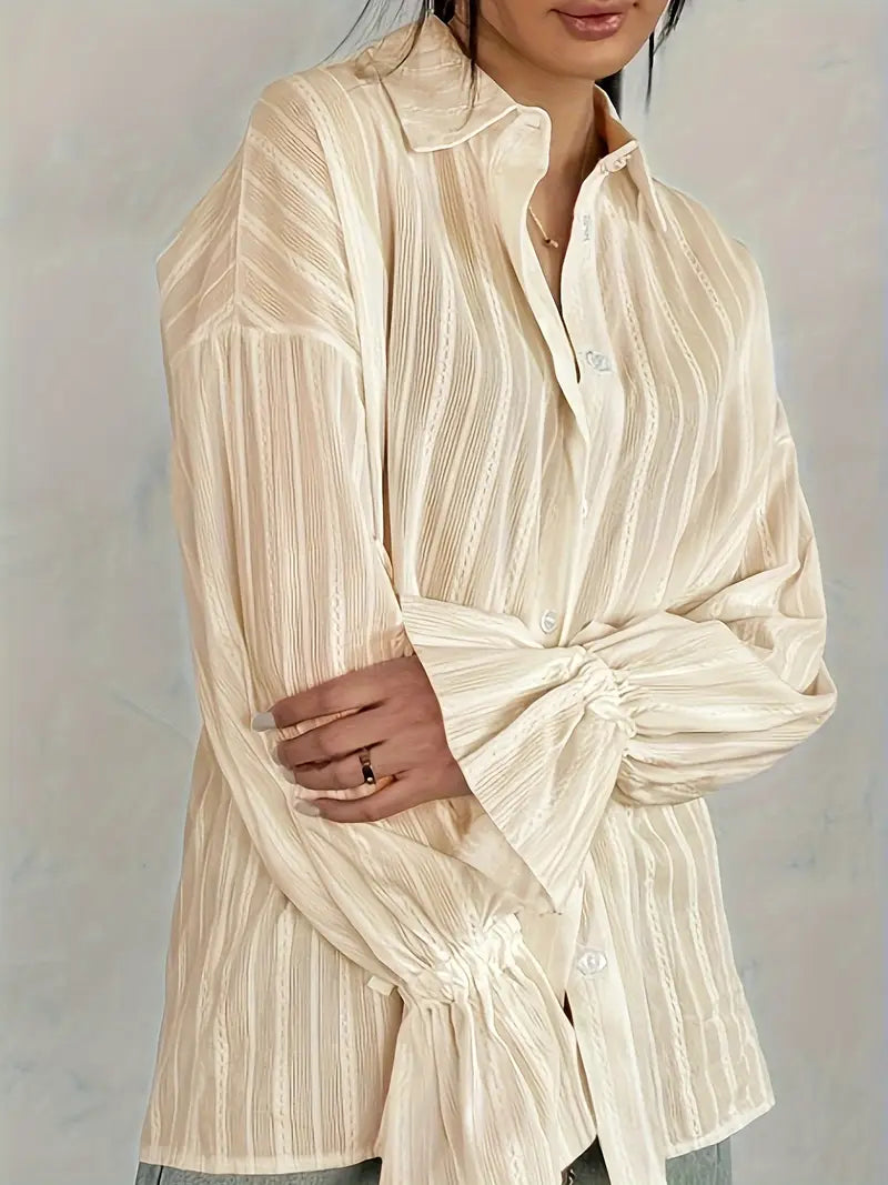 Maisie | Elegante Blouse met Mouwen voor Dames